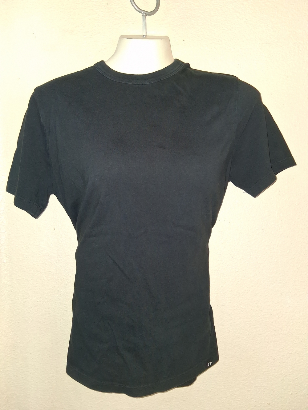 Womens Black Crewneck Short Sleeve T-shirt Sz XS Madewell